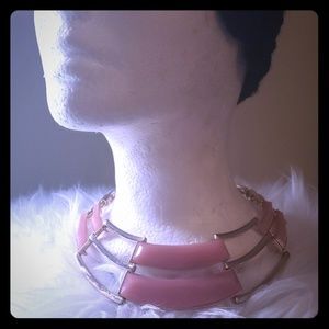 Gold and peach necklace